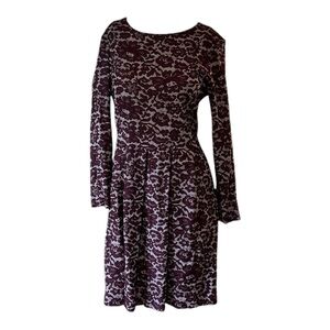 Tommy Hilfiger Formal Lace Dress Burgundy